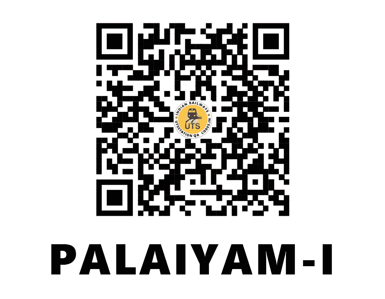 UTS QR Code for PALAIYAM-I - PALM (SR - TAMIL NADU)